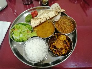 Buffet at Cantina Indiana in Lisbon