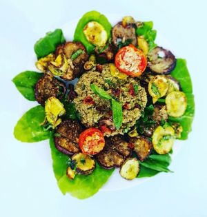 Quinoa-salad  at Teaffanys in Goa