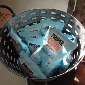 vegan popcorn at Root in Swansea