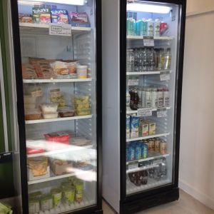 fridge vegan food for easy on the go meals  at Root in Swansea