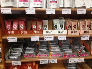 vegan protein bars and snacks  at Grape Tree in Swansea