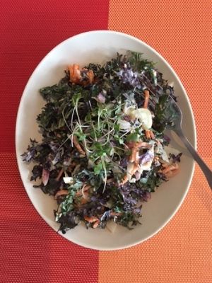 Kale Salad at Good Choice Kitchen in Ossining