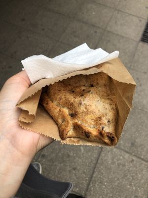 Vegan empanada  at Madhu in Santiago