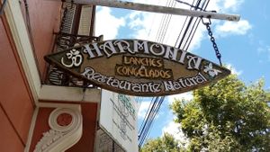 entrance at Harmonia Restaurante Natural in Rio Grande