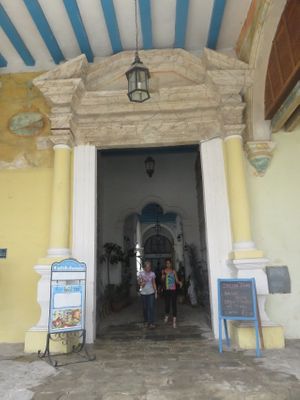 Café Bohemia entrance  at Bohemia Cafe in Havana