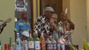   at Bohemia Cafe in Havana