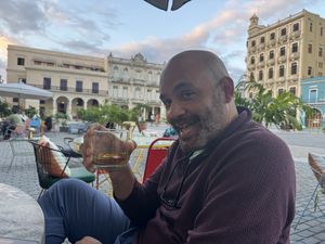   at Bohemia Cafe in Havana