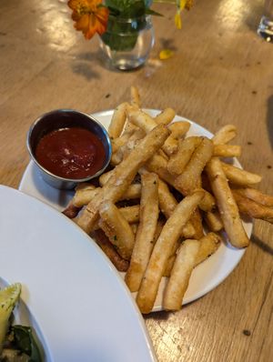 Crispy.. ketchup seemed homemade! at The Westside Local in Kansas City