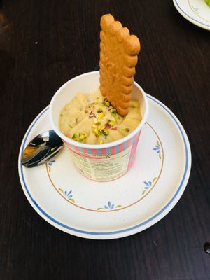 Vegan pistachio ice cream!  at Reflection Bar & Bistro in Winterthur