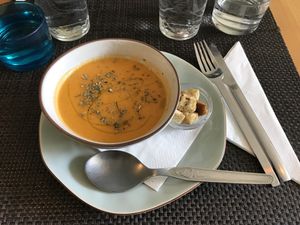 Sopa de tomate at Bruta Flor in Lisbon