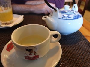 fennel tea at Bruta Flor in Lisbon