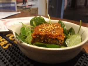 Nice tasty, healthy tapas at Bruta Flor in Lisbon