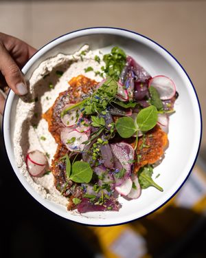 Fritters at MANA in Aix-en-provence