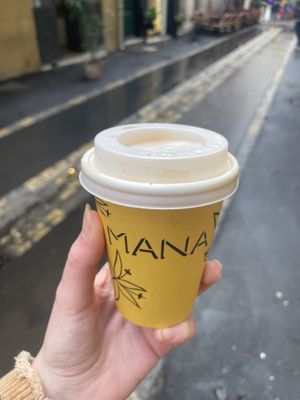 Latte with oat milk   at MANA in Aix-en-provence