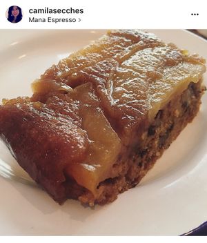 Tarte vegan Tarte végane aux noix amélisées / torta vegana de nozes e maçã caramelizada 01/10/17 at MANA in Aix-en-provence