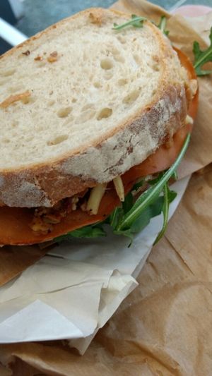 takeaway ham for lunch at The Cran in Glasgow