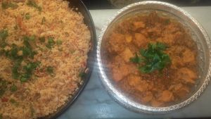 African sweet potato, peanut and spinach stew by Hygge Food... at The Cran in Glasgow