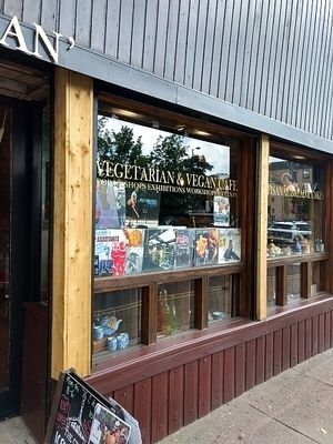 outside at The Cran in Glasgow