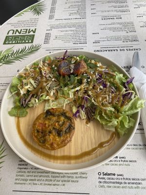 Tomato cupcake and salad (special offer)  at Ekvilibro in Sintra