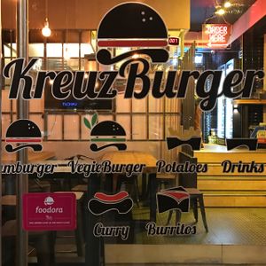 store front at KreuzBurger - Rosenthaler in Berlin