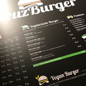 veg*n options at KreuzBurger - Rosenthaler in Berlin