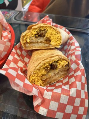 Breakfast wrap  #Veganuary at The Hearty Hooligan in Hamilton