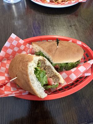 Chopped cheese sandwich   at The Hearty Hooligan in Hamilton