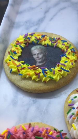 Spike printed Sugar cookie   at The Hearty Hooligan in Hamilton