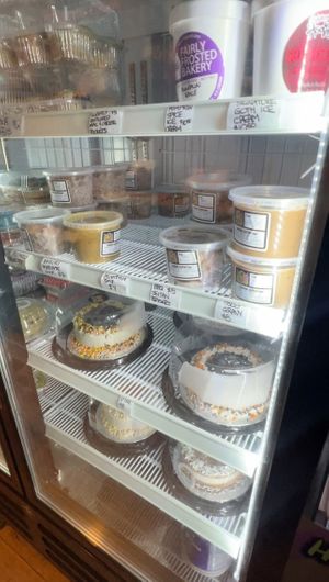 Some of their freezer desserts  at The Hearty Hooligan in Hamilton