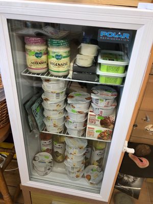 Small fridge section
 at 86 of Course in Chatham