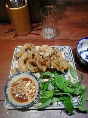 fried mushrooms at Here & Now - Phu Nhuan in Ho Chi Minh City