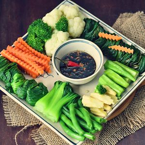 Steamed vegetables at Here & Now - Phu Nhuan in Ho Chi Minh City