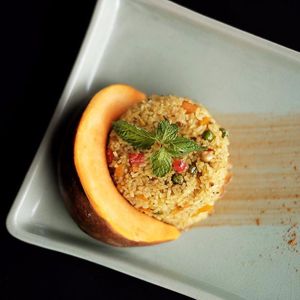 pumpkin rice at Here & Now - Phu Nhuan in Ho Chi Minh City