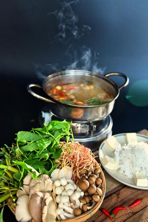 Thailand style Hotpot at Here & Now - Phu Nhuan in Ho Chi Minh City