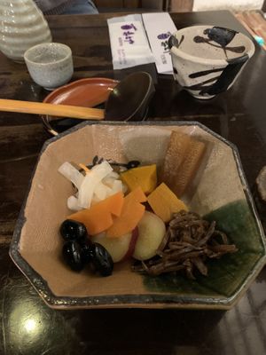 Combination vegetables at Suzuya in Takayama