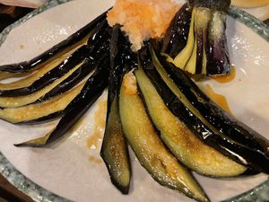 Japanese-style fried eggplant!🍆  at Suzuya in Takayama