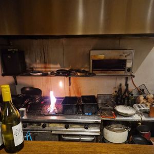 The kitchen, where the magic happens at Suzuya in Takayama