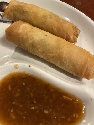   Vegan spring rolls  at Thai Legacy in Brandon