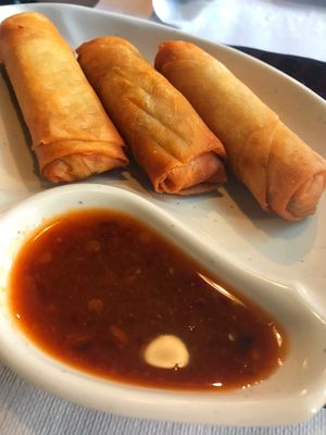 Fried Veggie Spring Rolls at Thai Legacy in Brandon