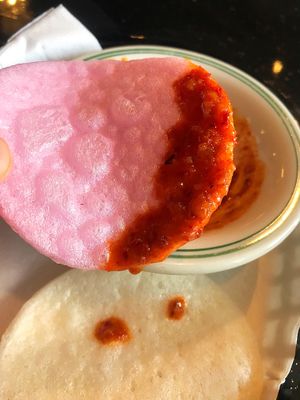 Rice Chips and Spicy Dip  at Thai Legacy in Brandon