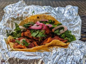 Al Pastor. at Revolution Vegan Kitchen in Austin