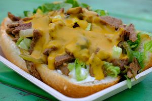 Seitan Philly Cheese Steak at Revolution Vegan Kitchen in Austin