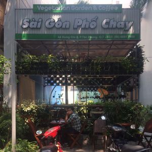 Outside  at Sai Gon Pho Chay in Ho Chi Minh City