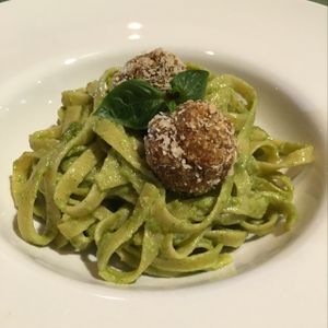 Pasta Alfredo at Lun-Haw Vegan Cafe in Cebu