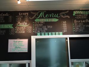 Menu at present  at Lun-Haw Vegan Cafe in Cebu