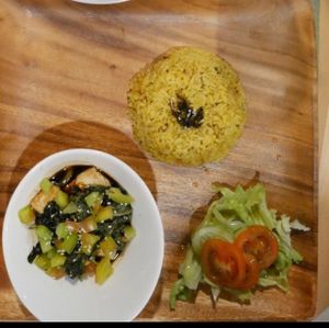 air fried tofu at Lun-Haw Vegan Cafe in Cebu