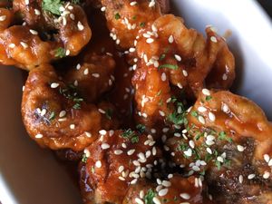 Buffalo broccoli  at Lun-Haw Vegan Cafe in Cebu