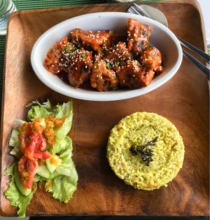 Buffalo Broccoli at Lun-Haw Vegan Cafe in Cebu
