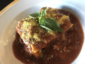 Lasagna at Lun-Haw Vegan Cafe in Cebu