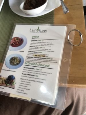 Menu 4 at Lun-Haw Vegan Cafe in Cebu